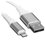 Кабель DEXP Lightning 8-pin - USB Type-A белый 1 м