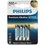 Батарейка Philips LR03M4W/51 AAA (LR03/FR03)