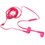 Наушники Philips TAE1105PK [вставные (затычки), закрытые, 20-20000 Гц, микрофон, каб. 1.2м, разъем 3.5мм, розовые]