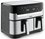 Аэрогриль Tefal Dual Easy Fry & Grill EY905D10 серебристый