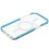 Накладка  MOCOLL Jelly Series для Apple iPhone 15 Pro Max голубой/прозрачный