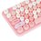 Keyboard and mouse Wireless   AULA AC306 pink