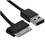 Кабель Aceline 30-pin Samsung - USB Type-A черный 1 м