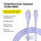 Кабель Baseus USB Type-C - USB Type-A фиолетовый