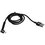 Кабель DEPPA micro USB-B - USB Type-A черный 1 м