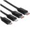 Кабель Baseus Lightning 8-pin, micro USB-B, USB Type-C - USB Type-C черный 1.1 м