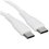 Кабель GAL USB Type-C - USB Type-C белый 1.2 м
