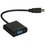 Переходник однонаправленный Cablexpert HDMI - VGA, 0.15 м