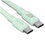 Кабель KEYRON USB Type-C - USB Type-C зеленый 1.5 м