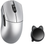 Мышь беспроводная/проводная WLMOUSE HUAN Stainless  серебристый