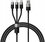 Кабель Baseus Lightning 8-pin, micro USB-B, USB Type-C - USB Type-A черный 0.6 м