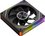 Реверсный вентилятор PCCooler FG120R ARGB [F1G12R-BKAC112-GL] черный