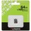 Карта памяти Kingston microSDXC 64 ГБ [SDCS3/64GBSP]
