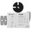 Monitorlar uchun mahkamlash moslamasi ONKRON D208E