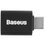 Переходник Baseus USB Type-C - USB Type-A черный