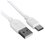Кабель Borofone USB Type-C - USB Type-A белый