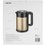 Electric kettle DEXP EK-10DWC golden