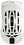 Мышь беспроводная/проводная PWNAGE Trinity Gaming Mouse CF [Trinity Gaming Mouse CF white（Cutout/Sides)] белый