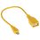 Кабель DEXP micro USB-B - USB Type-A желтый 0.15 м
