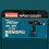 Дрель-шуруповерт Makita HP001GD201 XGT 40V