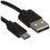 Кабель Aceline micro USB-B - USB Type-A черный 3 м