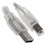 Кабель Cablexpert USB Type-A - USB Type-B серебристый 2 м