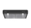 Exhaust hood suspended SHIVAKI 0960 Punto black/transparent