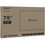 75" (190 см) Телевизор DEXP 75UCGQ1 серый