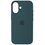 Накладка  Apple Silicone Case для Apple iPhone 16 зеленый