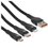 Кабель Baseus Lightning 8-pin, micro USB-B, USB Type-C - USB Type-A черный 1.2 м