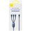 Кабель Baseus Lightning 8-pin, micro USB-B, USB Type-C - USB Type-C синий 1.5 м