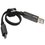 Кабель ACEFAST USB Type-A, USB Type-C - USB Type-A, USB Type-C черный 0.2 м