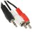 Cable   Aceline jack 3.5 mm - 2RCA black