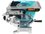 Торцовочная пила комбинированная Makita LH1040F