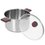 Кастрюля Rondell Stripes RDS-1281 5.8 л 24 см серебристый