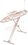 Гладильная доска Nika 9 Н9 белый, розовый