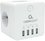 Сетевой фильтр Cablexpert CUBE-4-U4-W белый
