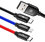 Кабель Baseus Lightning 8-pin, micro USB-B, USB Type-C - USB Type-A черный 0.3 м