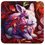 Коврик Aceline Glow Bunny (S) разноцветный