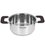 Кастрюля Rondell Stripes RDS-1636 1.2 л 16 см серебристый