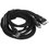 Кабель Baseus Lightning 8-pin, micro USB-B, USB Type-C - USB Type-C черный 1.5 м