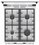 Комбинированная плита Gorenje GKS5C74WF белый