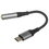 Кабель   Hoco USB Type-C - jack 3.5 мм черный