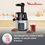 Соковыжималка электрическая Moulinex ZU420E10 серебристый