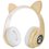 Беспроводные/проводные наушники KENSHI Cat  желтый 2024
