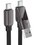 Кабель ACEFAST USB Type-C - USB Type-A, USB Type-C черный 1.2 м