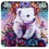 Коврик Aceline Glow Teddy (S) разноцветный