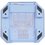 Корпус Thermaltake The Tower 250 Hydrangea Blue [CA-1Z9-00SFWN-00] голубой