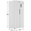 Side-By-Side refrigerator   DEXP SBS4-51AKA white