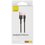 Кабель Baseus micro USB-B - USB Type-A черный 3 м